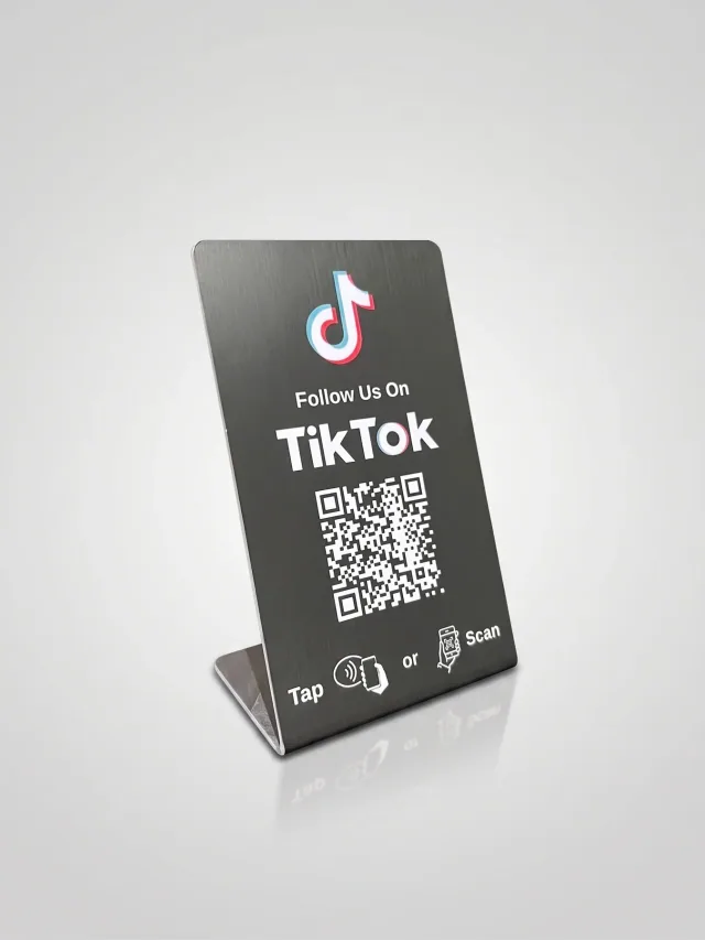 Stand TikTok NFC + QR