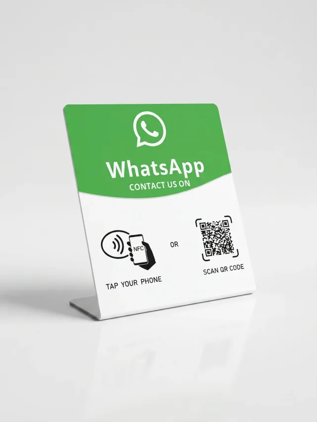 Stand WhatsApp NFC + QR