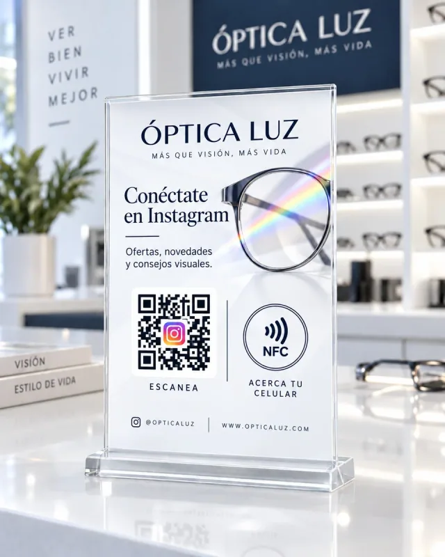Stand personalizado NFC + QR