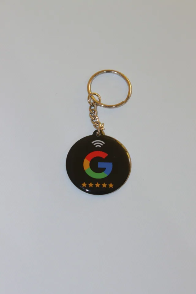 Llavero Google negro NFC